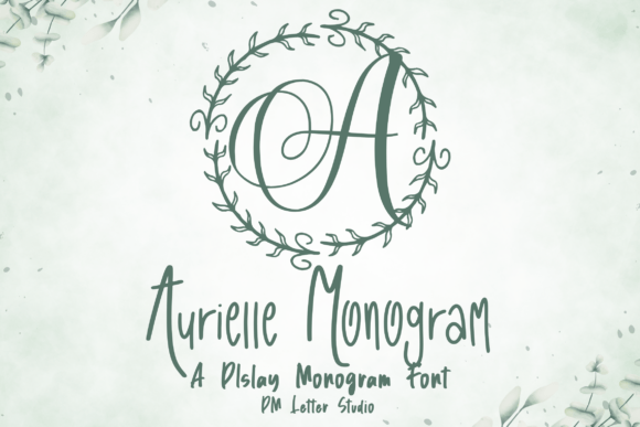 Aurielle Monogram: Elegant Decorative Fonts for Modern Branding