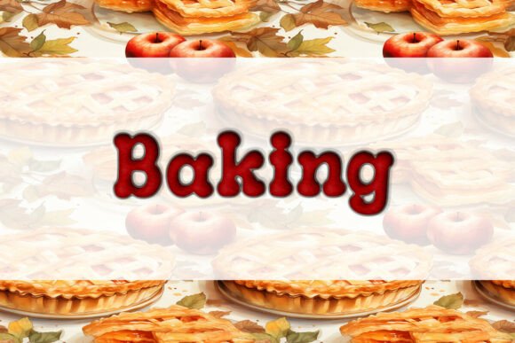 Baking Font Review for Embroidery Projects