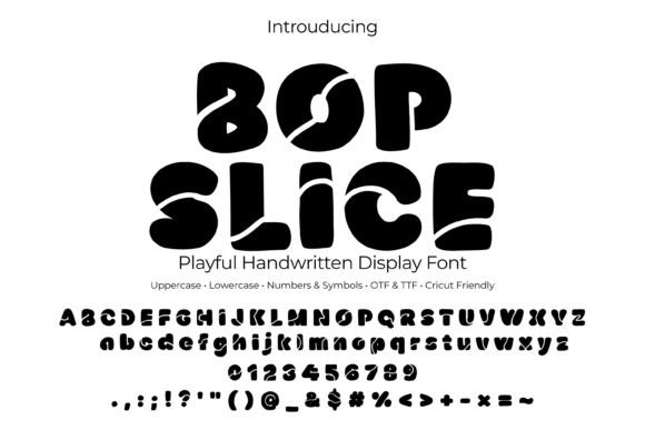Bopslice Display Font for Creative Sellers