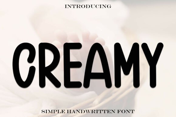 Creamy Display Font for Local Business Branding