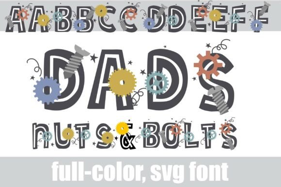 Dads Nuts and Bolts: A Color Fonts Review for Sellers