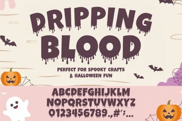 Dripping Blood Halloween: A Display Fonts Review for Local Brands