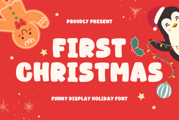 First Christmas: A Festive Display Fonts Review for Real Projects
