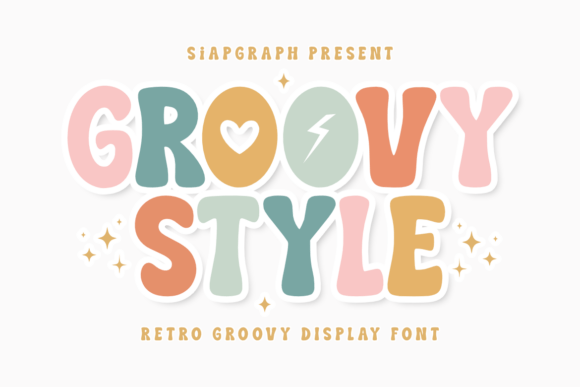 Groovy Style Fonts: The Ultimate Display Asset for Retro Crafts