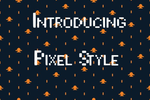 Pixel Style Fonts for Display and Crafting Projects