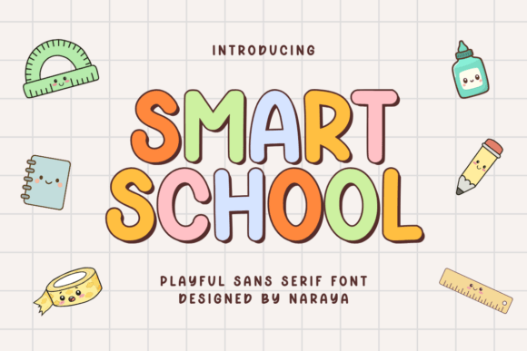 Smart School Fonts: A Display Review for Crafters