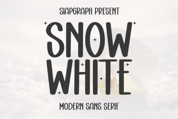 Snow White Fonts: A Bold Sans Serif Review for Sellers