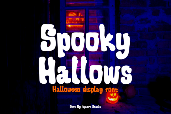 Spooky Hallows Display Font for Local Business Branding