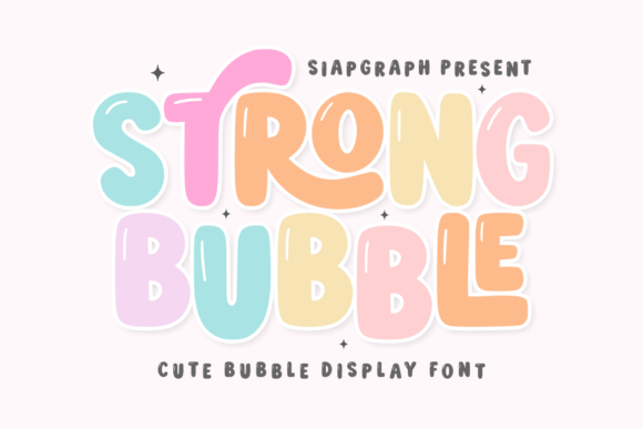 Strong Bubble Fonts: A Display Review for Crafters