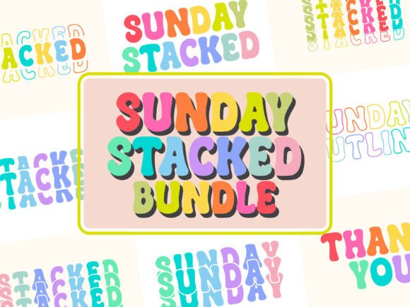 Sunday Stacked Fonts Review for Freebies and Sellers