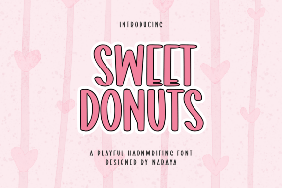 Sweet Donuts Display Fonts for Real Crafters