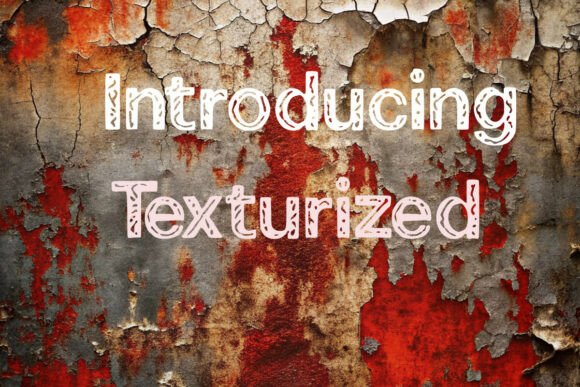 Texturized Fonts: A Display Asset for Handmade Creators