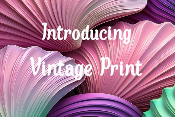 Vintage Print: A Script Amp Fonts Review for Real Projects