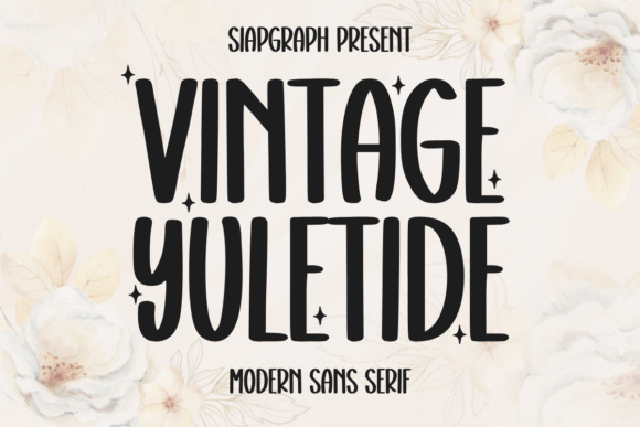 Vintage Yuletide Fonts Review: A Bold Sans Serif for Sellers